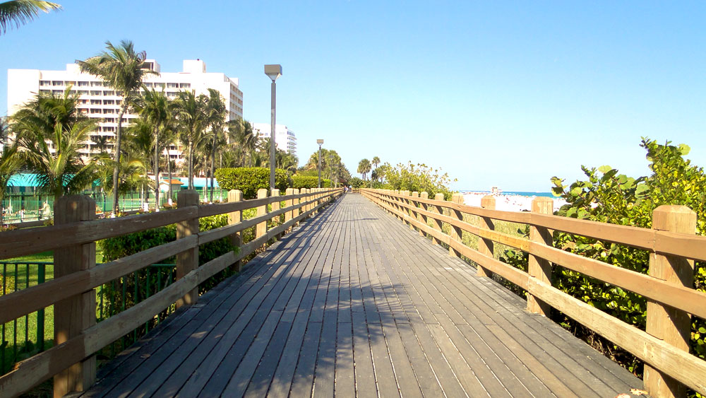 Famous South Beach Boardwalk